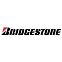 Bridgestone logo with the brand name in bold white against a blue oval.